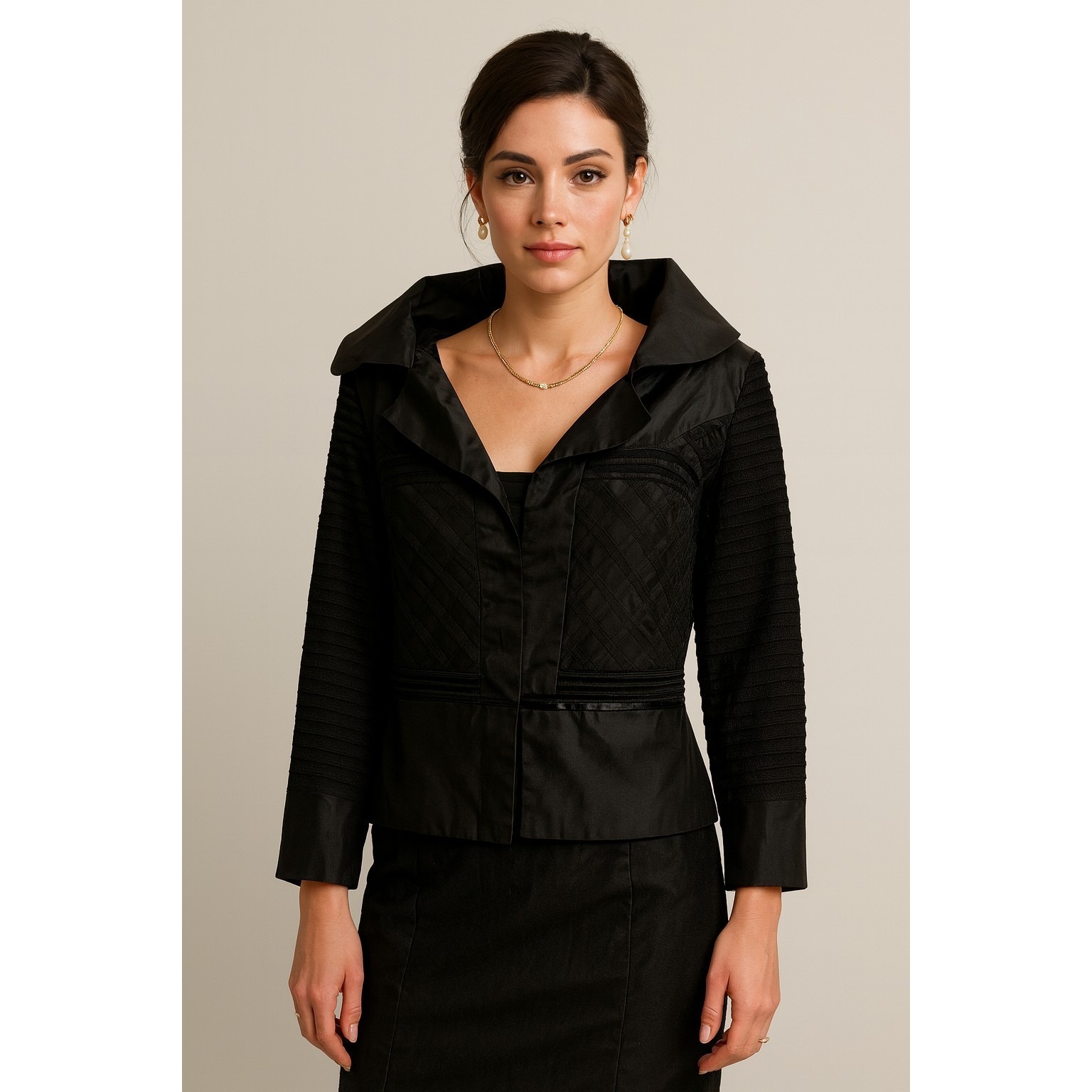 Ey Boutique 2 Piece Suit Formal Black Dark Arcadia Fairycore 24w